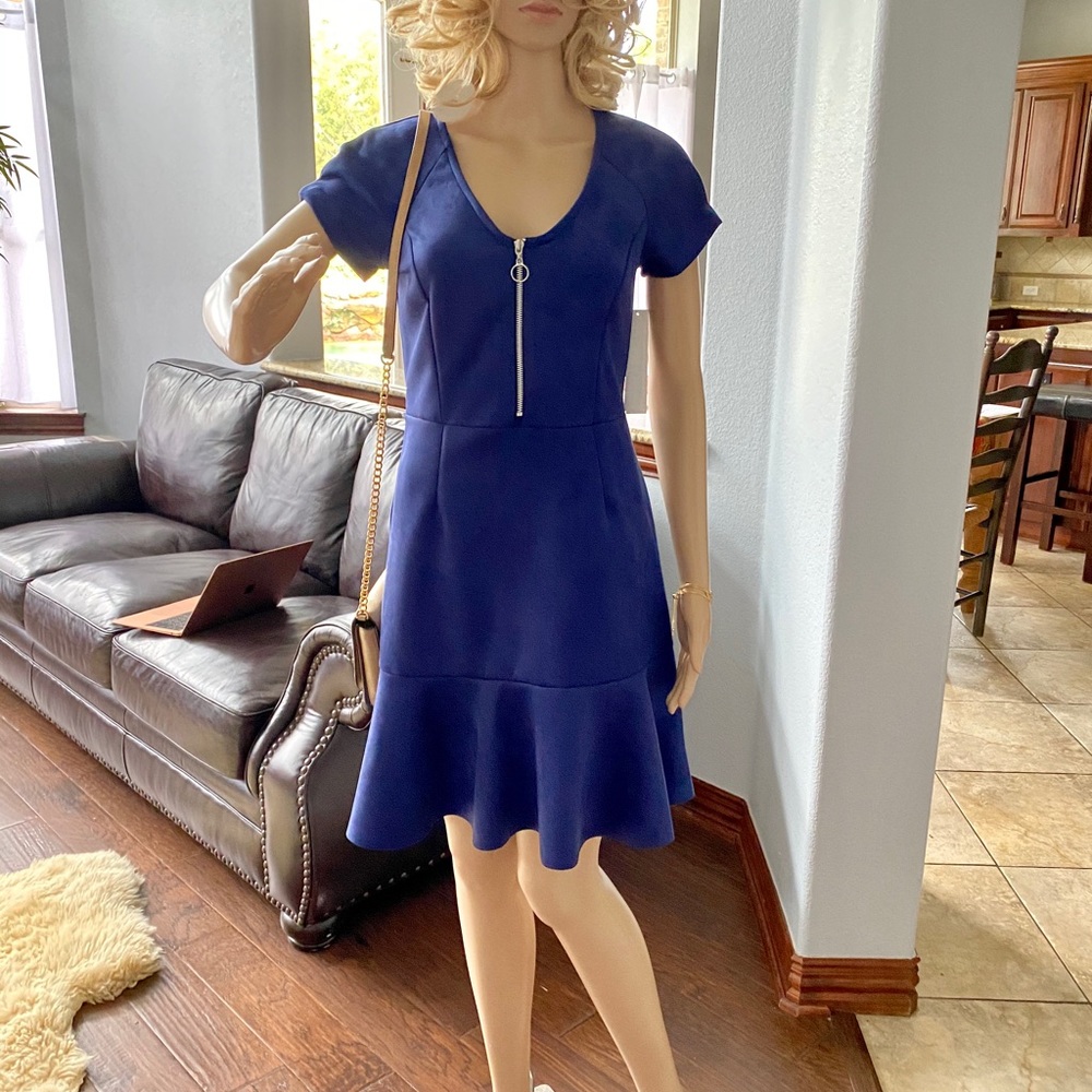 Blue flip dress